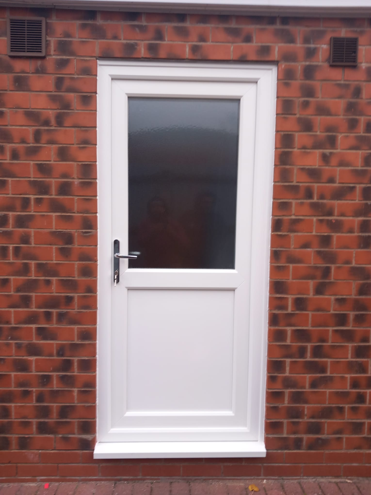 Range of composite door styles in different colours and glass options